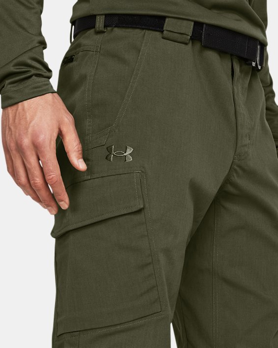 Men's UA Tactical Elite Cargo Pants in Green image number 3